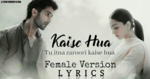 Kaise Hua Lyrics – Vishal Mishra | From Kabir Singh