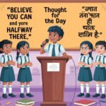 Thought For Day in Hindi & English (For School Kids)